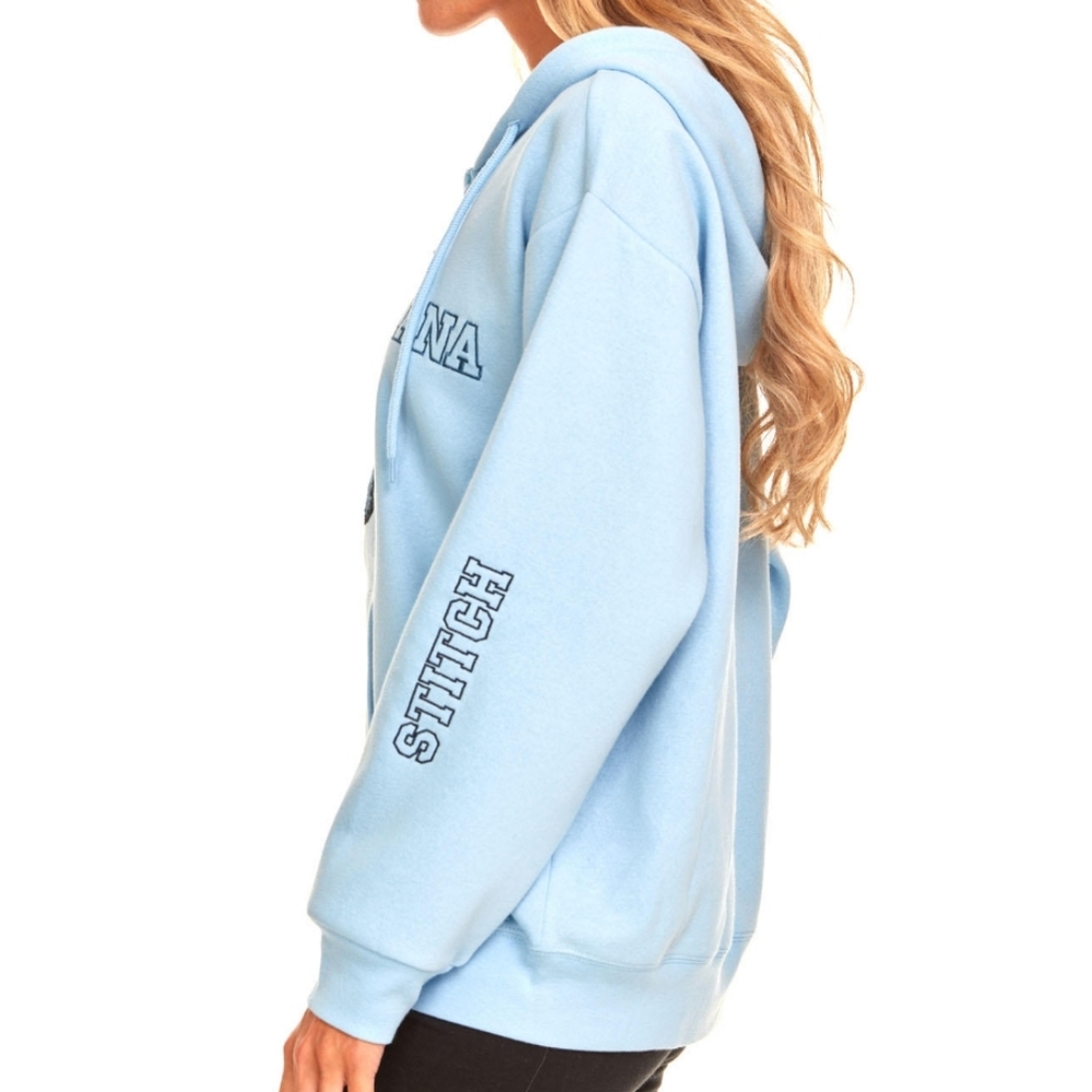 STITCH Disney full zip sweatshirt, hoodie, blue, large - Picture 4 of 16